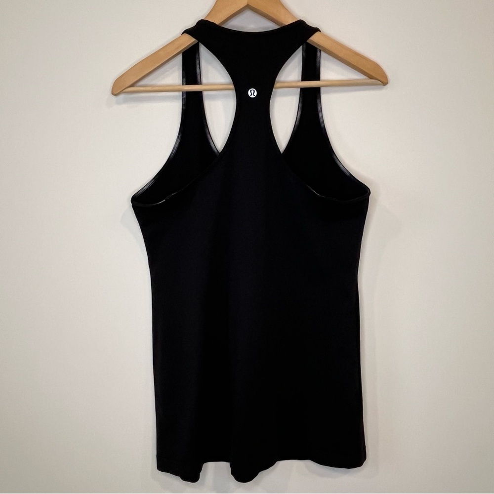 Lululemon Women’s Black Razor Back Fitness Yoga Athleisure Tank Top -Size 6